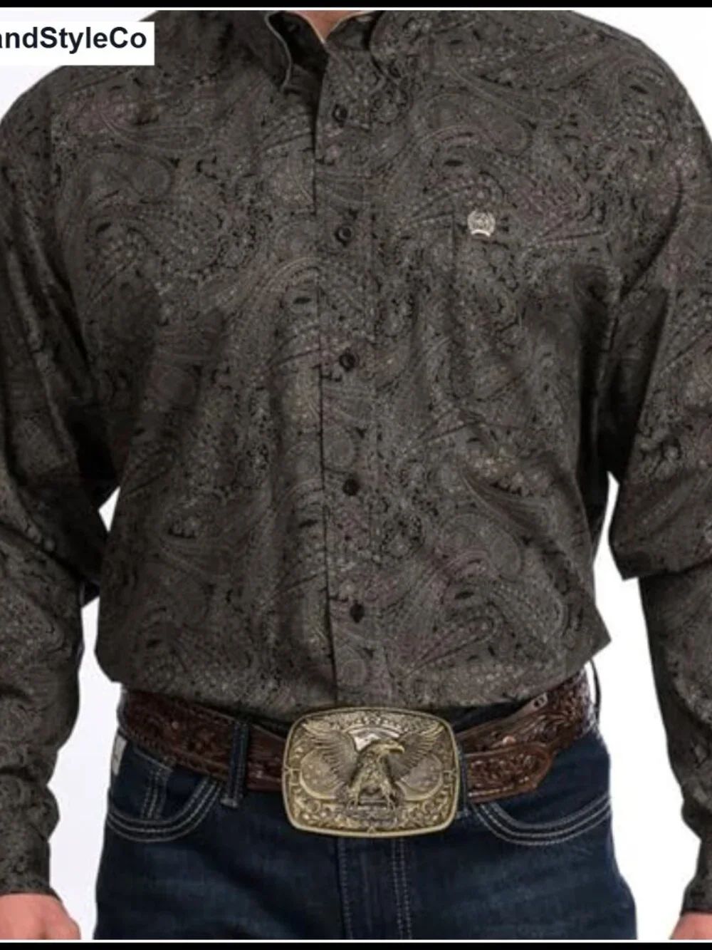 Western Flying Eagle Belt Buckle Vintage Rodeo Cowgirl Cowboy Gift